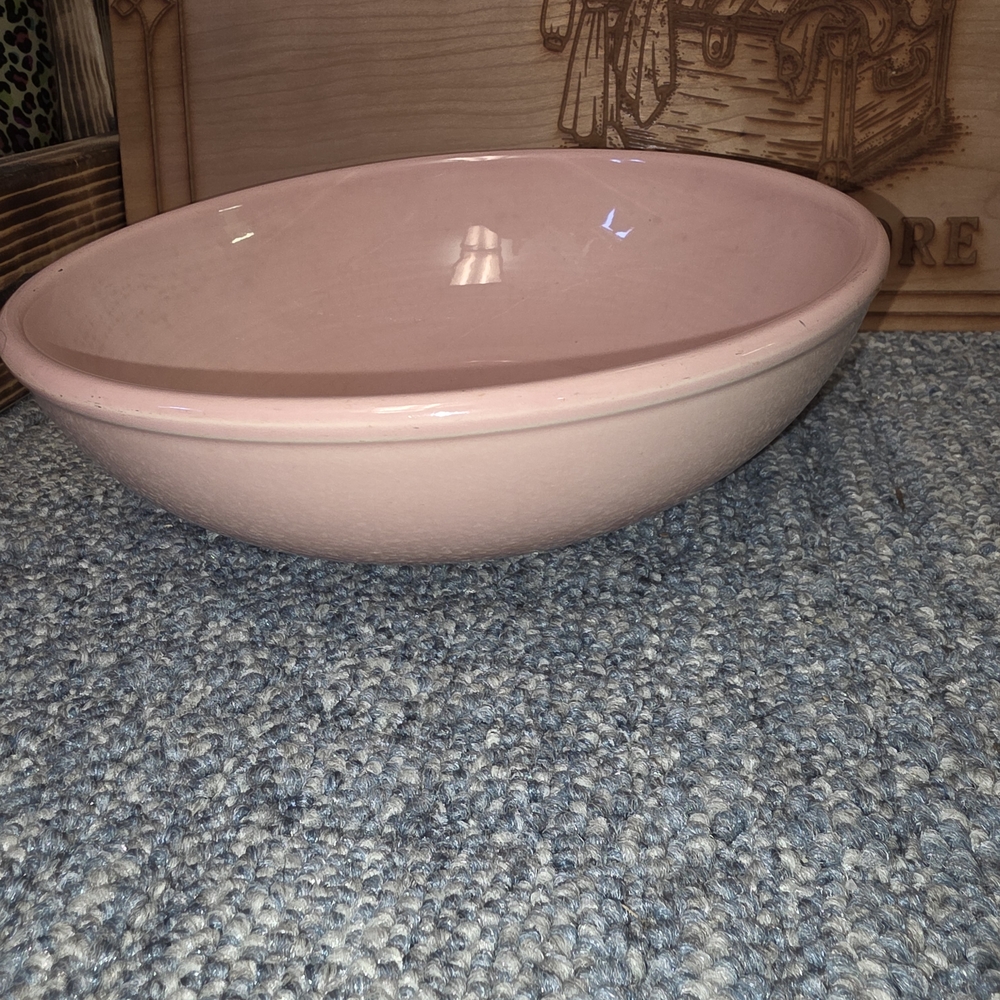 Vintage Lu-Ray Pastels Pink Serving Bowl